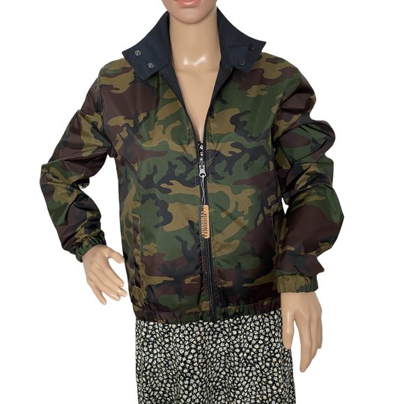 Vans Sport Check Reversible Jacket Black Casual Camo Women's Size XS VN0A4SB2BLK - Picture 11 of 12